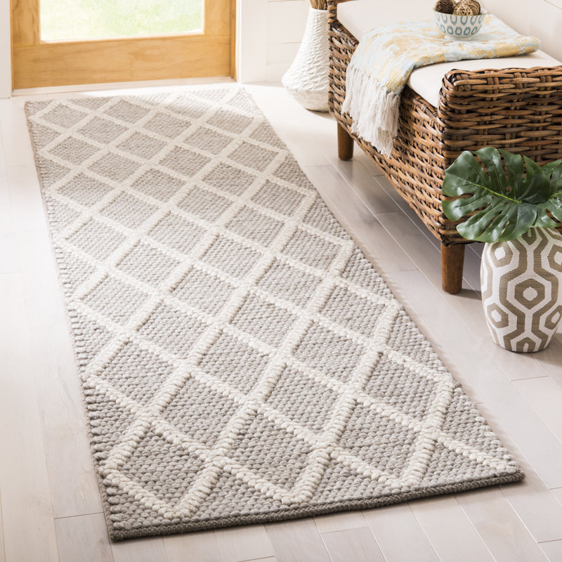 Laurel Foundry Modern Farmhouse Billie HandTufted Wool Grey Area Rug